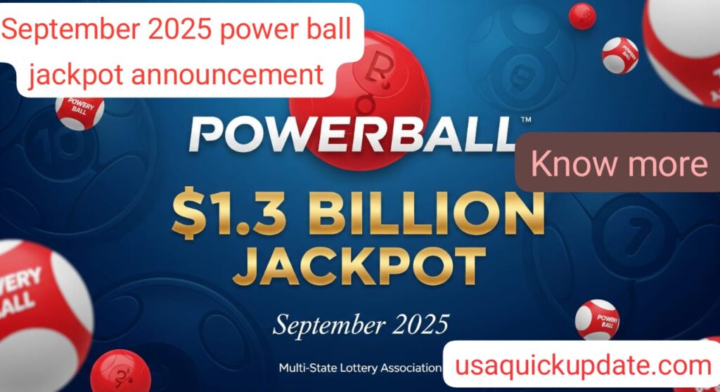 Powerball September 2025