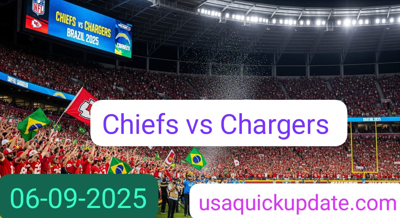 Chiefs vs Chargers Brazil 2025