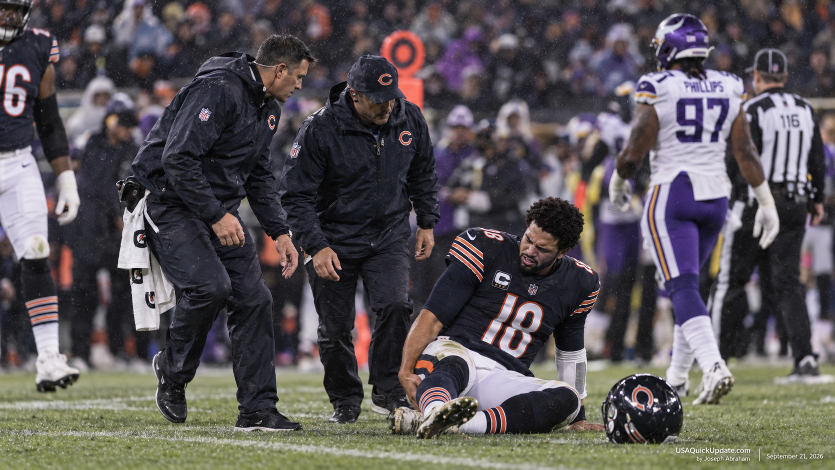 Caleb Williams injury update