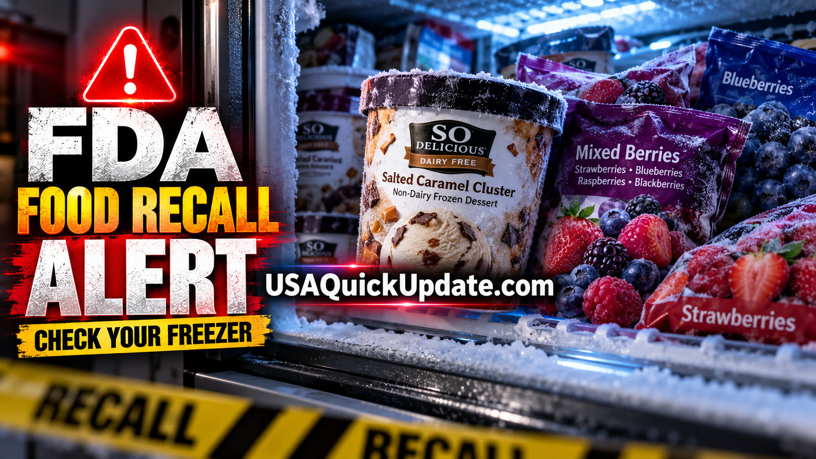 FDA frozen food recalls 2026