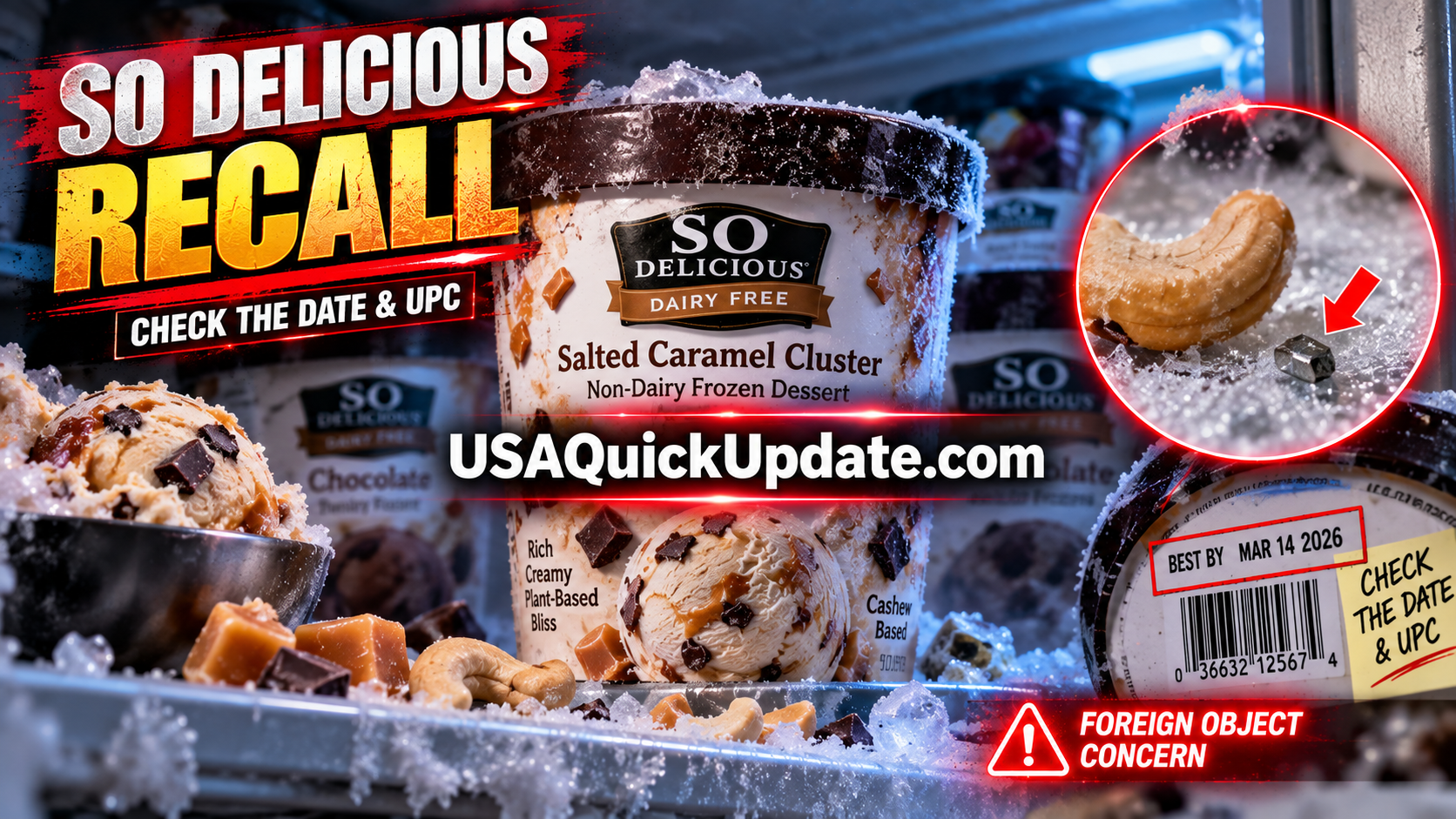 FDA frozen food recalls 2026